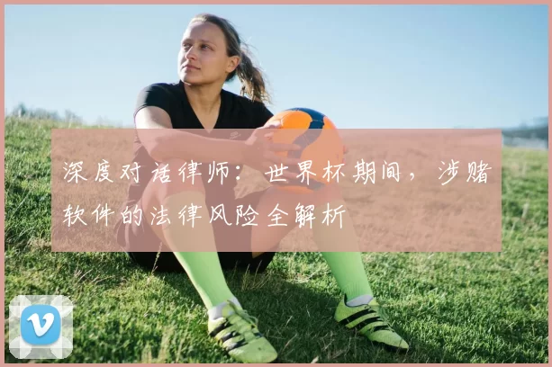 深度对话律师:世界杯期间,涉赌软件的法律风险全解析