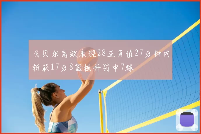 戈贝尔高效表现28正负值27分钟内斩获17分8篮板并罚中7球