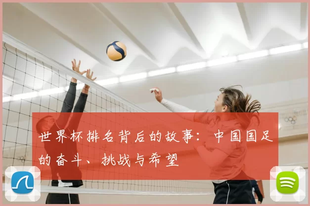 世界杯排名背后的故事：中国国足的奋斗、挑战与希望