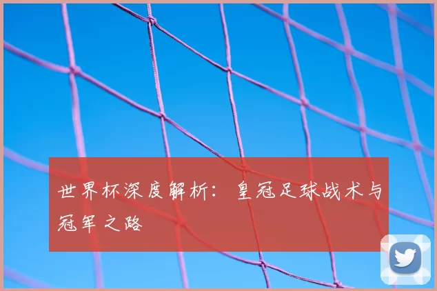 世界杯深度解析：皇冠足球战术与冠军之路